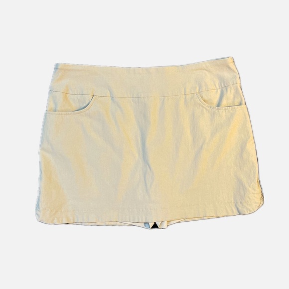 Coconut Row Palm Beach Pull On Double Pocket Skort Size 14P - Picture 4 of 6